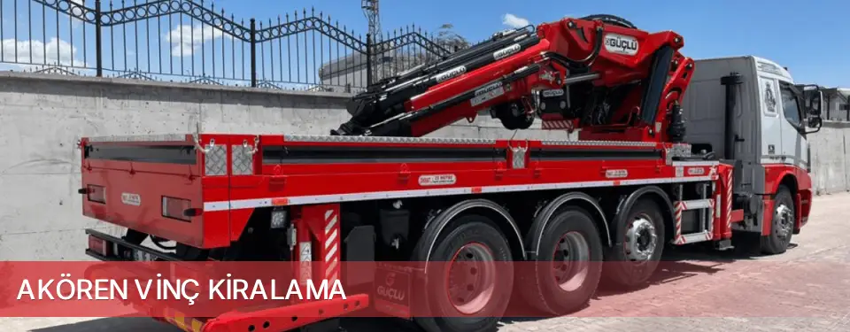 Akören İlçemi Vinç Kiralama